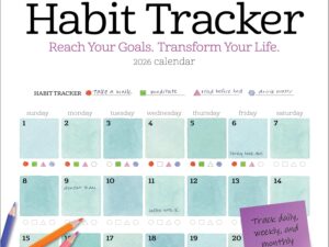 Rite in the Rain Habit / Streak Wall Calendar