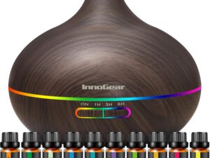 InnoGear Aromatherapy Diffuser & 10 Essential Oils Set