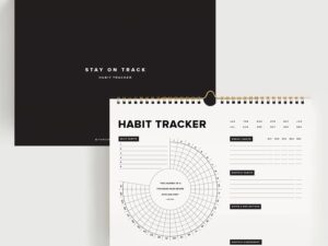 Stay on Track Habit Tracker Wall Calendar