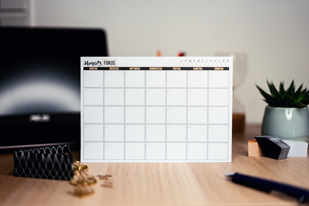 Minimalist habit tracker printable